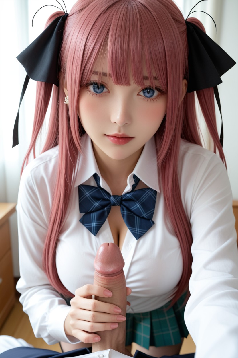 しかのこのこのここしたんたん, Black Fishnet Stocking, Long Hair Porno IA Asiatique