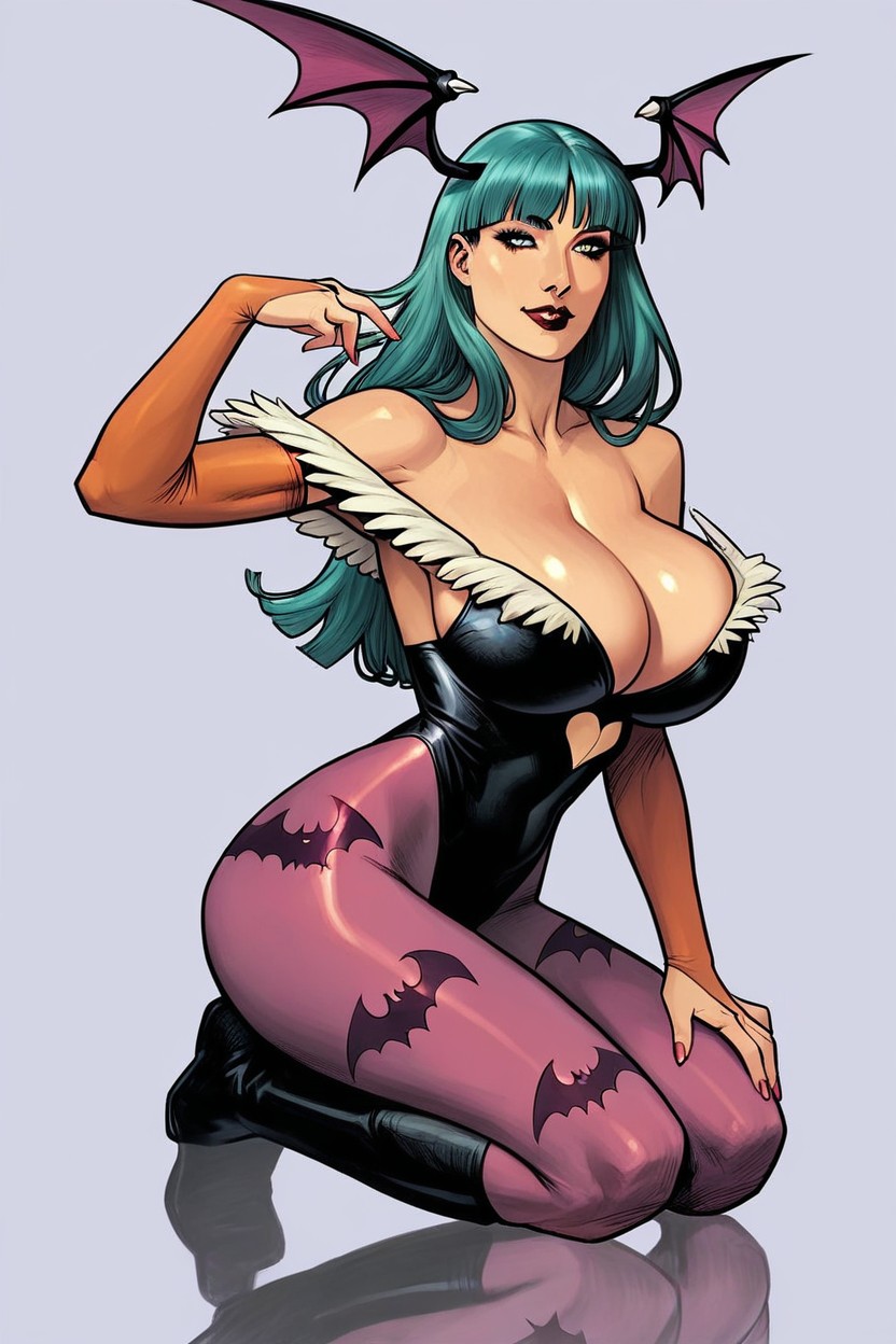 Leotard, Bright Eyes, Skinny Hentai AI Porn