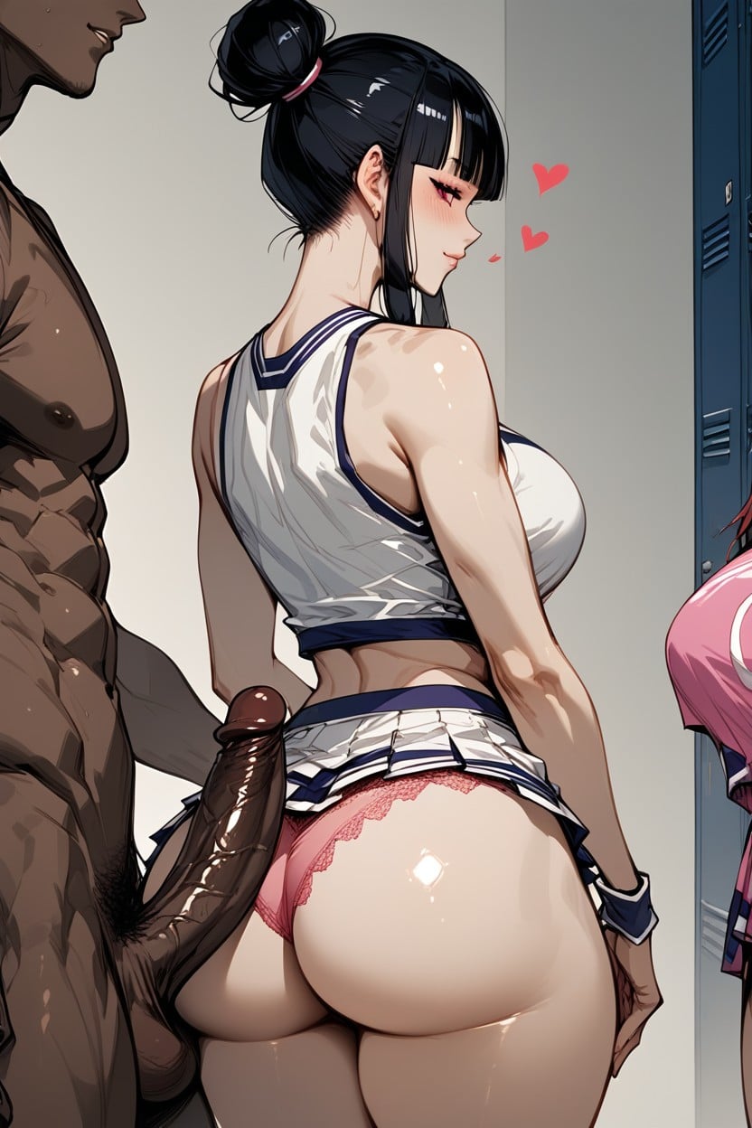 Black Penis, Cheerleader Outfit, Black Football Player Hentai AI Porn