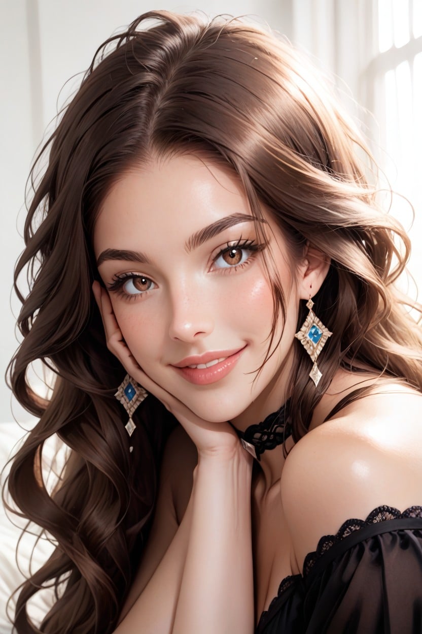 Gorgeous Eyes, Smiling Mouth Open, Princess Jasmine AI Porn