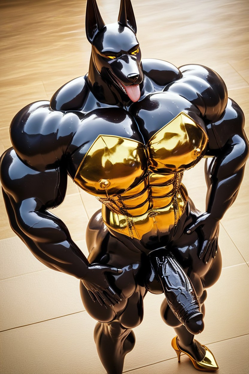 Oiled Skin, Gay, Veiny AI獸人黃片