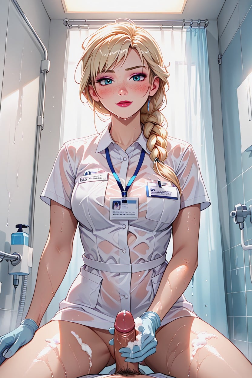 Form Fitting Clothes, Backlit, Freckles Hentai AI Porn