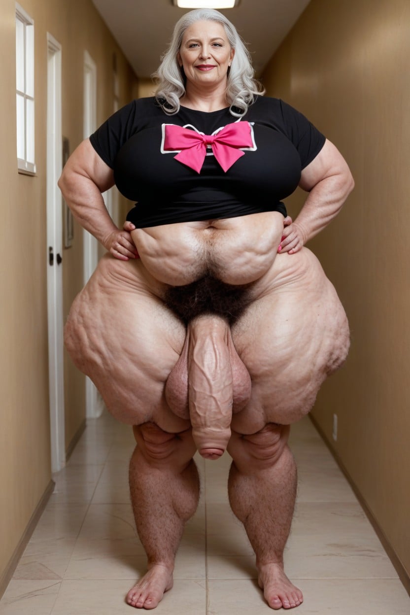 Straight, Extreme Cellulite Hairy Feet Like A Hobbit, Hyper Length Legs Hyper Testicals AI Porn