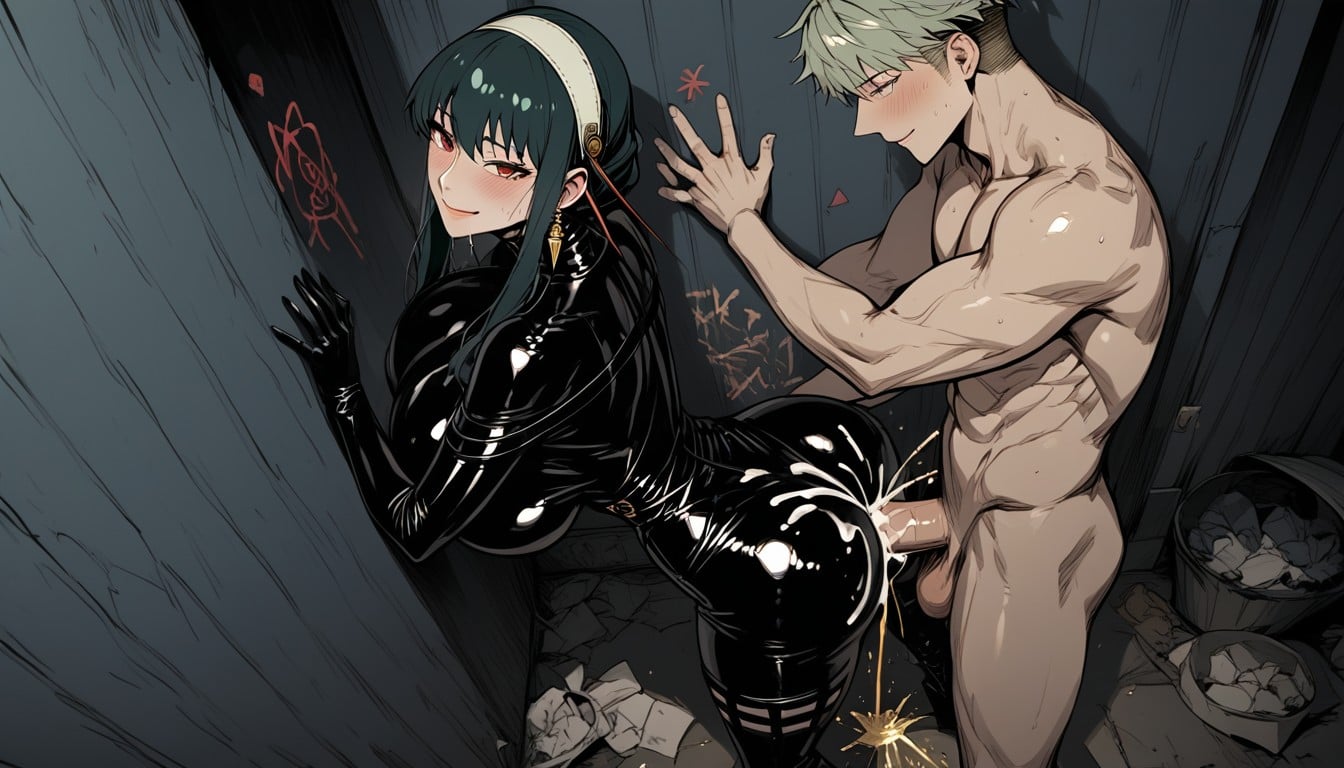 Peeing, Dark Light, Drooling Hentai AI Porn