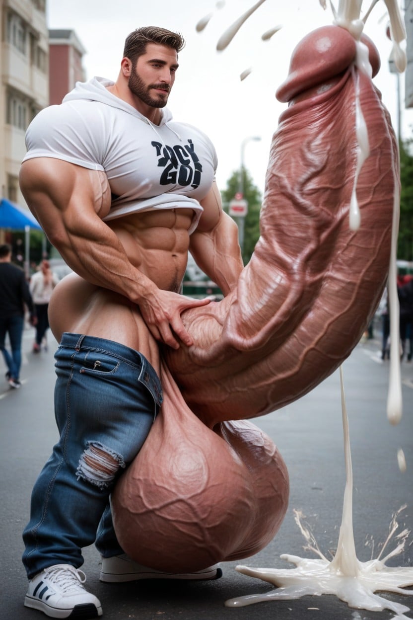 Male Only, Standing, Debout Porno IA Gay