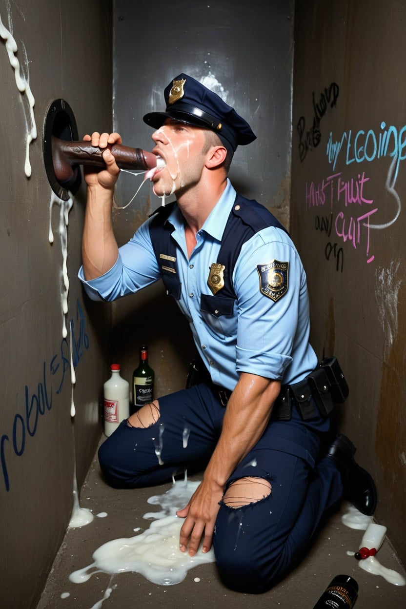 Policeman, 18+, Cum Everywhere AI Gay Porn