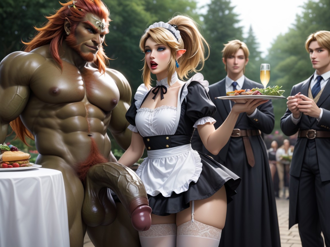 Cockrings, Frilly, Ganondorf Pulling Links Hair Hentai AI Porn