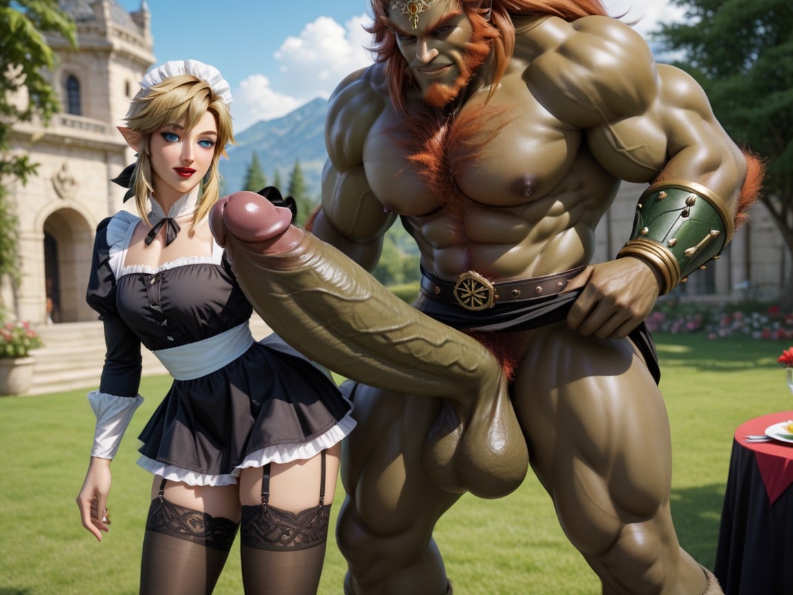 Colossal Cock On Gigantic Balls, Hug, Hypercock Hentai AI Porn