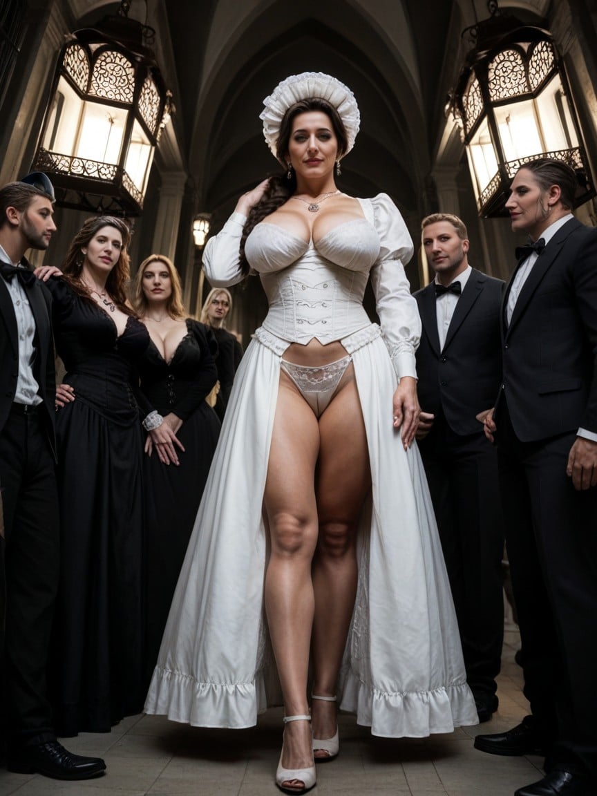 Fit, Natural Breast, Victorian Femme Fatales MILF AI Porn