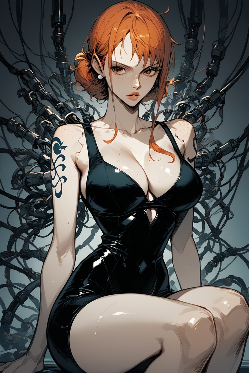 Unnatural Pose, Nami From One Piece, Nudity Hentai AI Porn