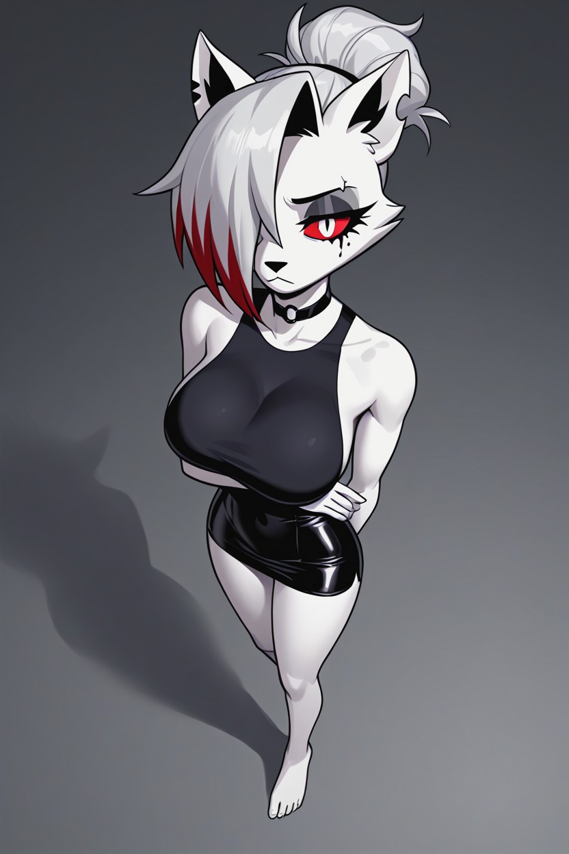 Sad, Highly Detailed Face, White Fur Furry AI Porn