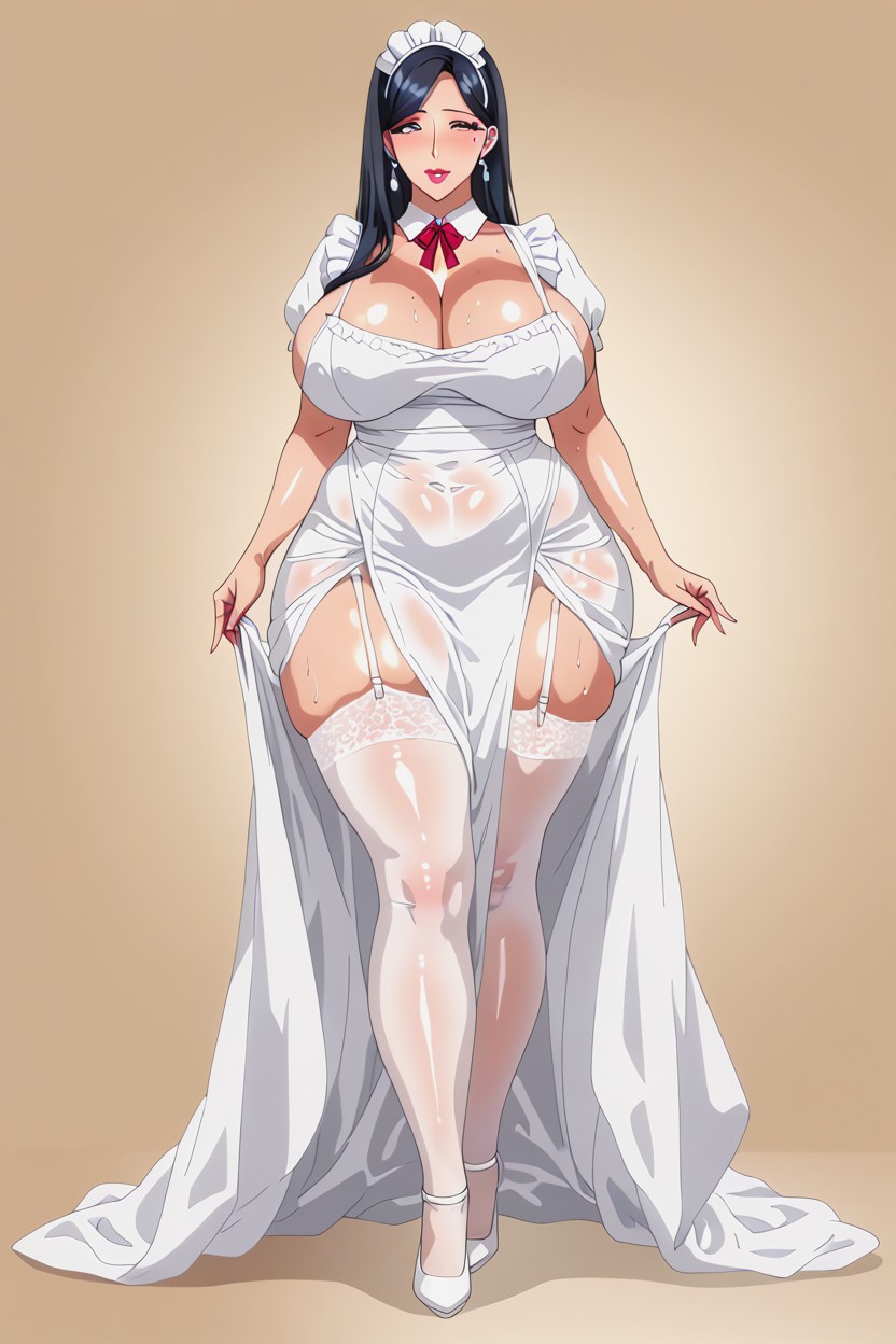 Form Fitting Clothes, Bimbo, Hourglass AI Porn