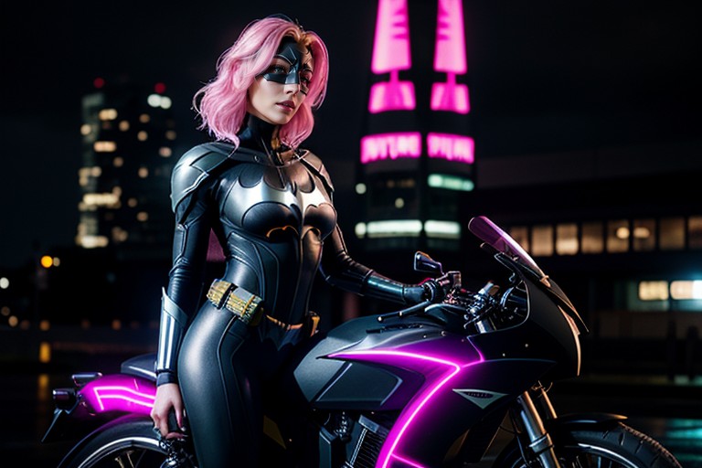 Huge Breasts, Lucy From Cyberpunk, Metallic Textures AI Porn