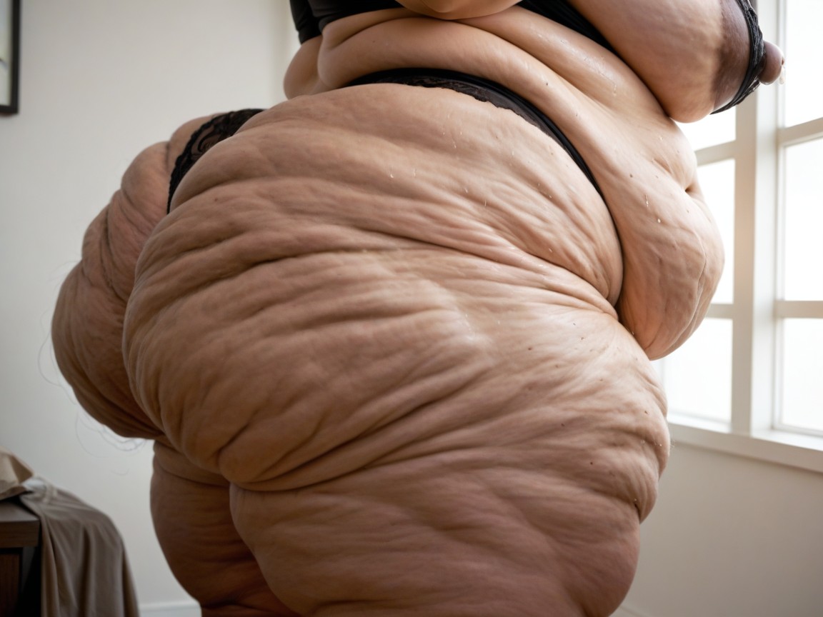 Hyper Overflowing Gut, Cellulite On Thighs, Cellulite On Belly Porno BBW IA