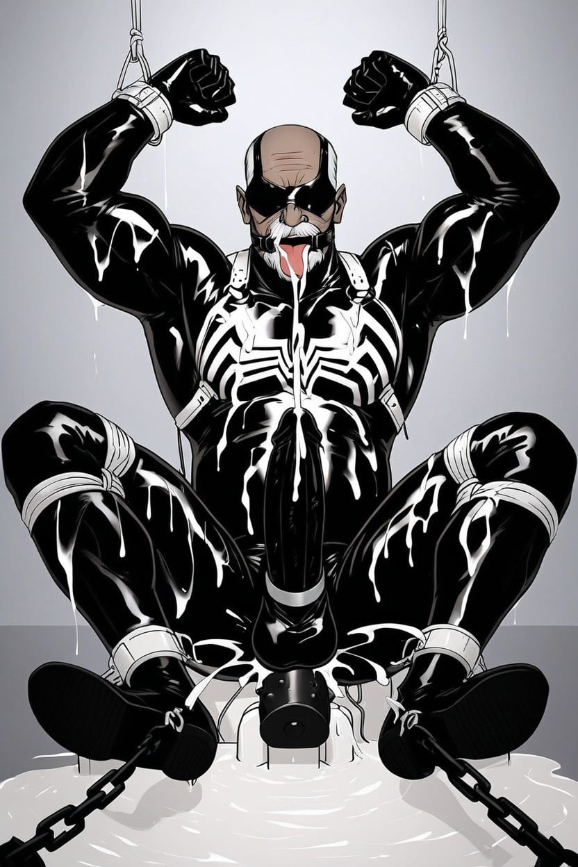 Fucking Robot Hole, Harness, Orgasm AI Gay Porn