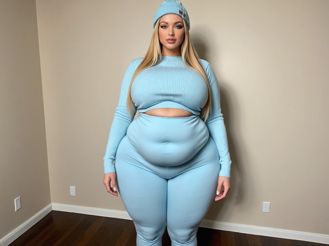 Bangs, Hyper Massive Hips, Full Body AI Porn