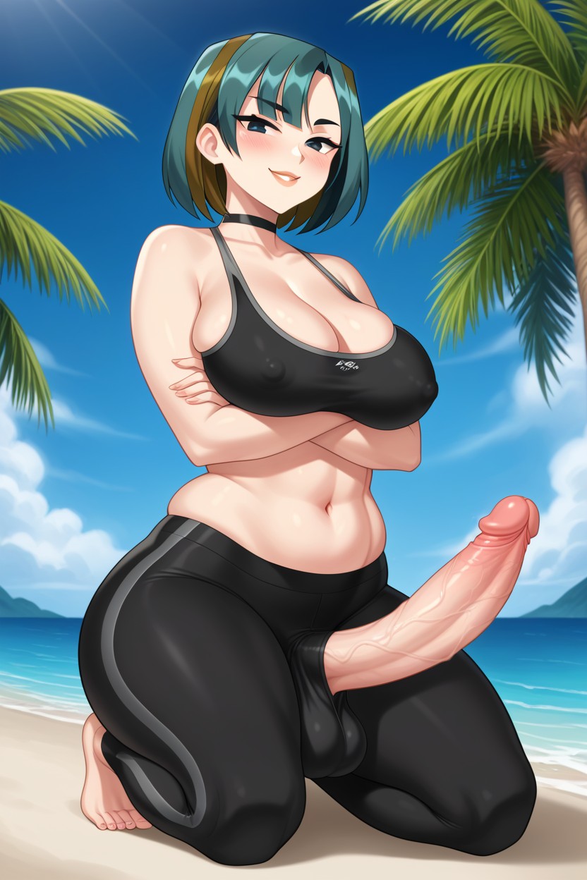 Dynamic Lighting, Cock Bulge, 25+ Shemale AI Porn