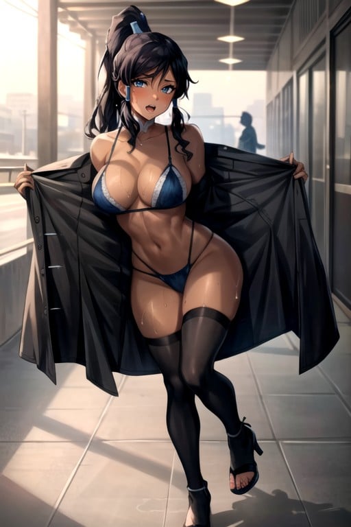 Heel Lifted Out Of Shoe, Perfect Figure, Avatar The Last Airbender Style Hentai IA