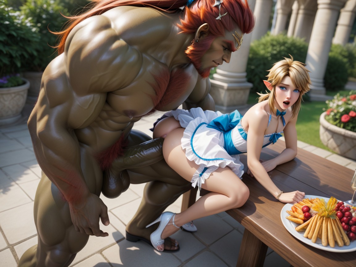 Femboy, Ganondorf Standing, Top Down Hentai AI Porn