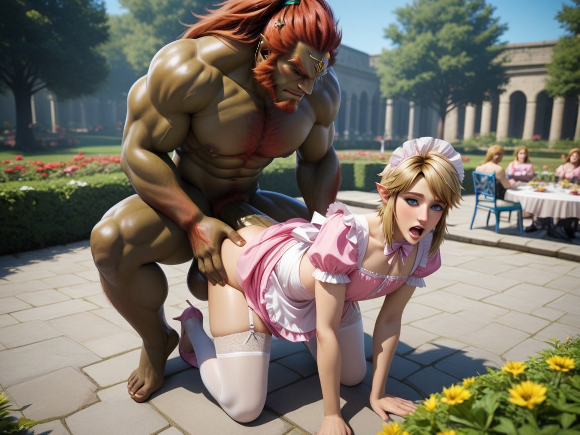 Many People Around, Dinner Party, 25+ Hentai AI Porn