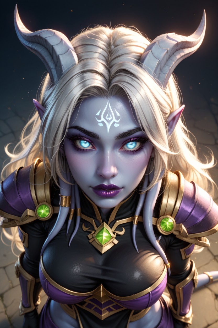 Small Ass, Draenei Hoof, Silver Hair Color AI Porn