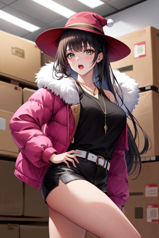 Crimson Hat, Shoked, Looking At Viewer AI Porn