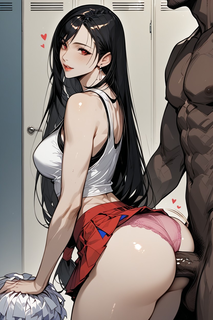 Tifa From Final Fantasy, Ass Focus, Black Man Hentai AI Porn