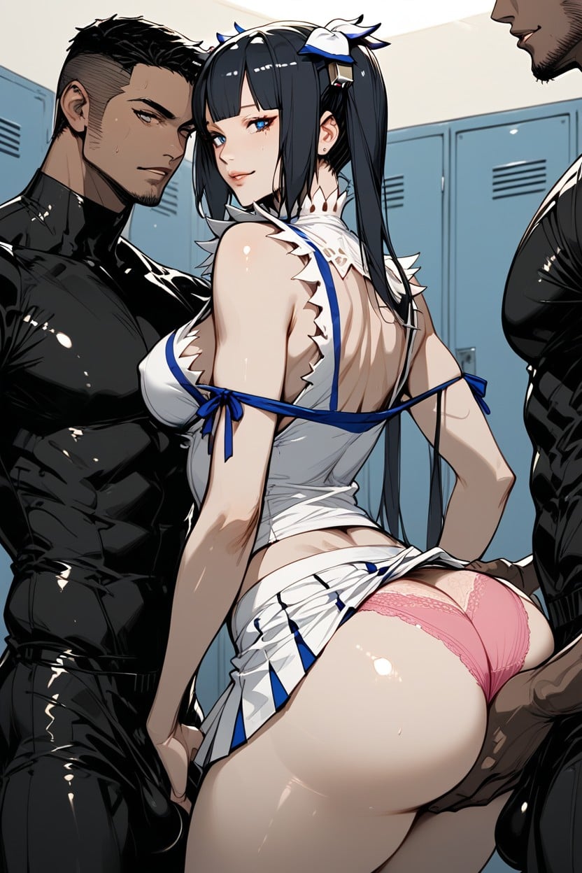 Black Man Grabbing Ass, Skinny, Ass Focus Hentai AI Porn