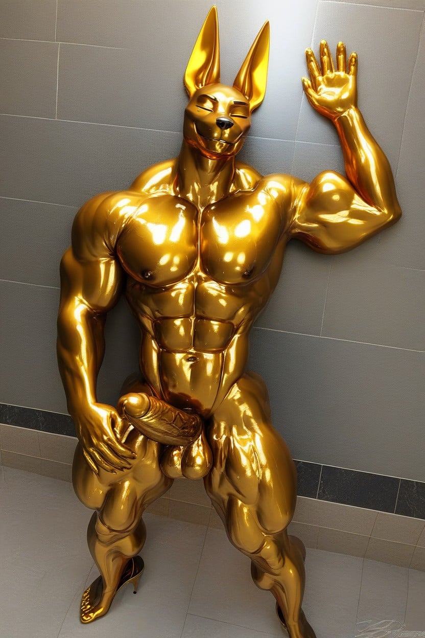 Massage, Oiled Skin, Glistening Furry AI Porn