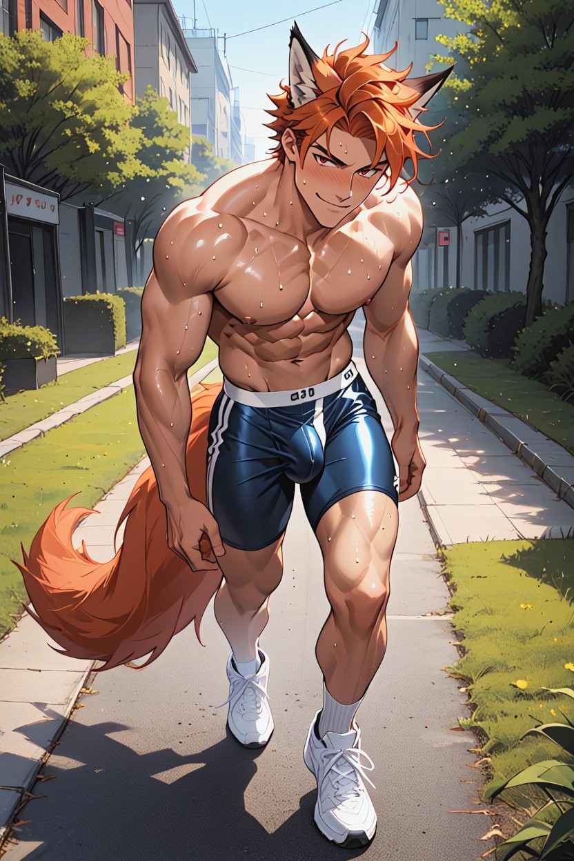 25+, Fluffy, Sin Camisa Porno gay IA