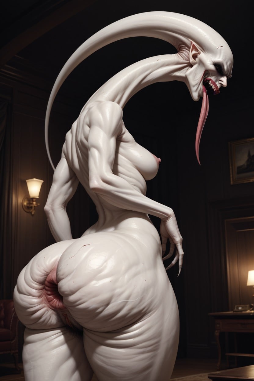 Pale, Cellulite, Destroyed Ass AI Porn