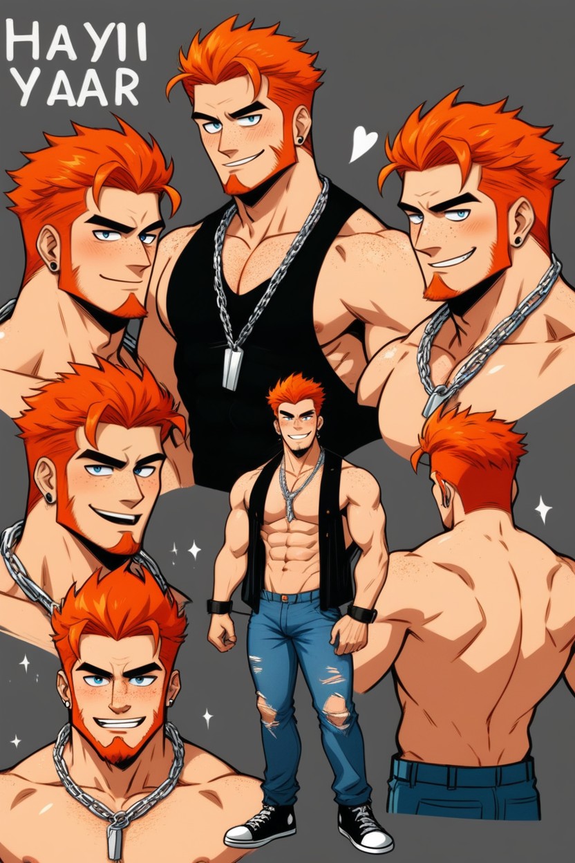 Smirk, Manly, Clothed Porno gay IA
