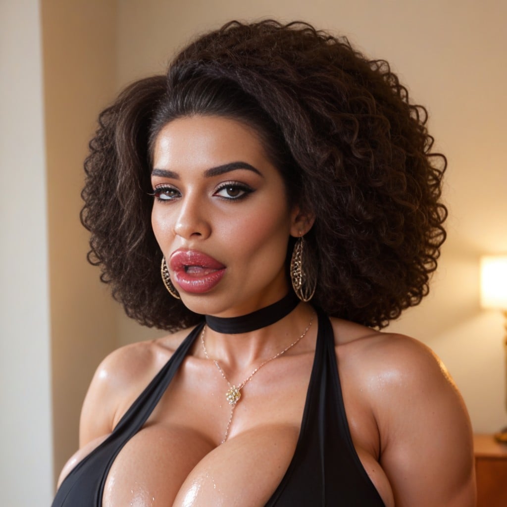 Wasp Waist, Perfect Breasts, Bimbo Lip Filler AI Porn