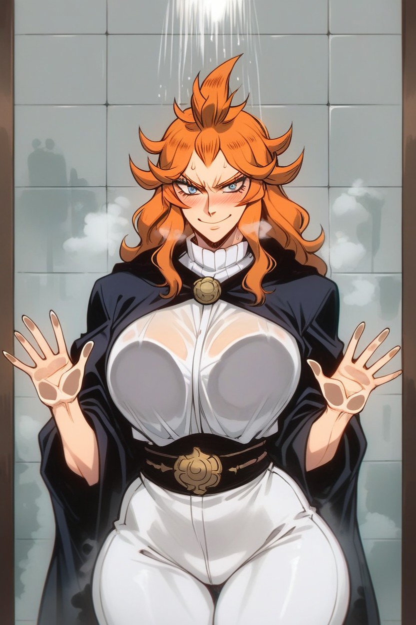 Shower, Cyan Eyes, Steam Hentai AI Porn
