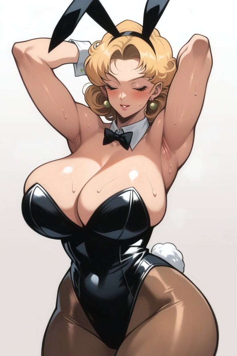 Blush, Waist Shot, Solo Female Hentai AI Porn