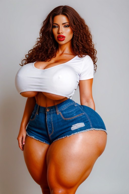 Gigantic Bimbo Lips, Huge Bimbo Lips, Classy AI Porn