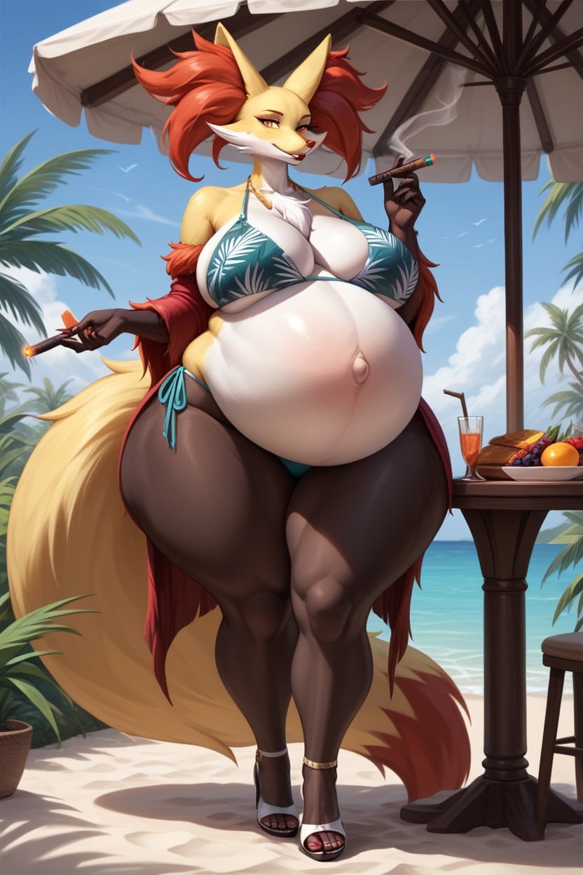 Beautiful, Huge Butt, 18+ Furry AI Porn