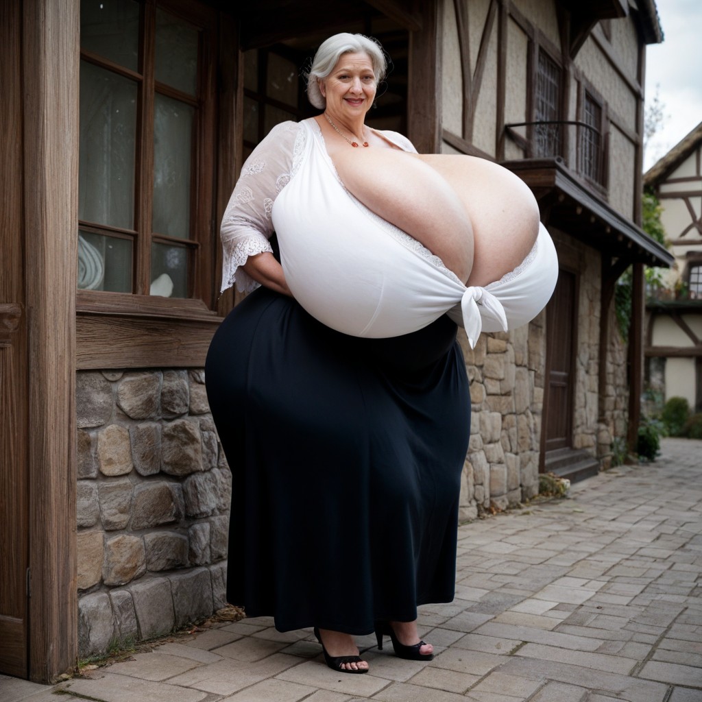 Side View, + Ssbbw, Model BBW AI Porn