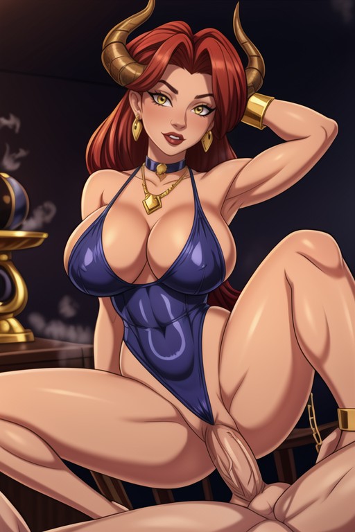 Red Skin Devil, Thick Thighs, Demon Devil Hentai IA
