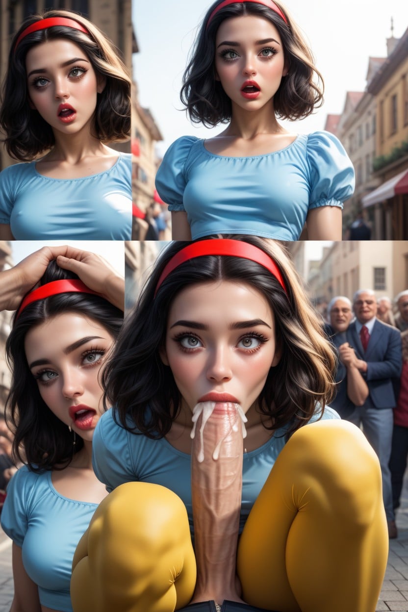 Big Beautiful Eyes, Close Up, Collage Hentai IA