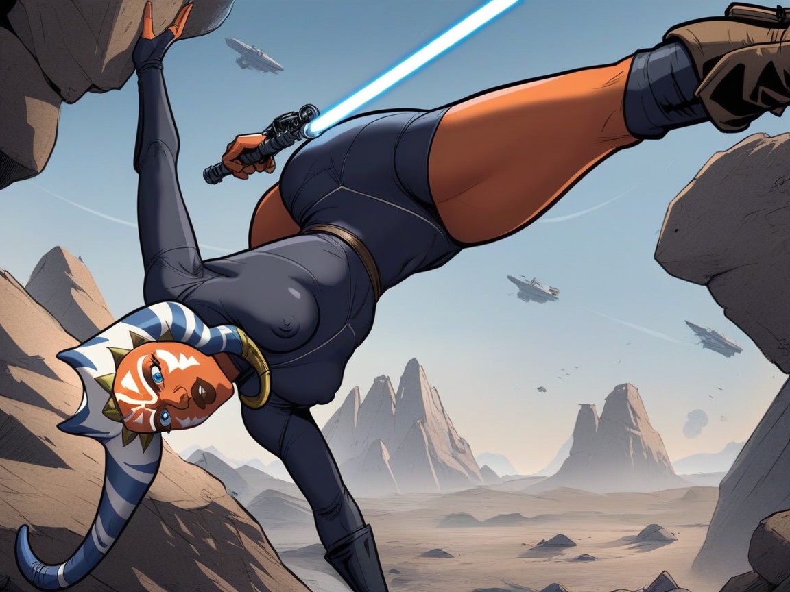 Angry, Ahsoka Tano, Robots AI Porn