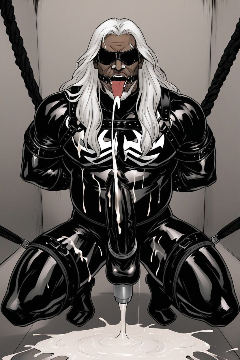 Harness, Penis Pump, Rigged Sex Machine AI Gay Porn