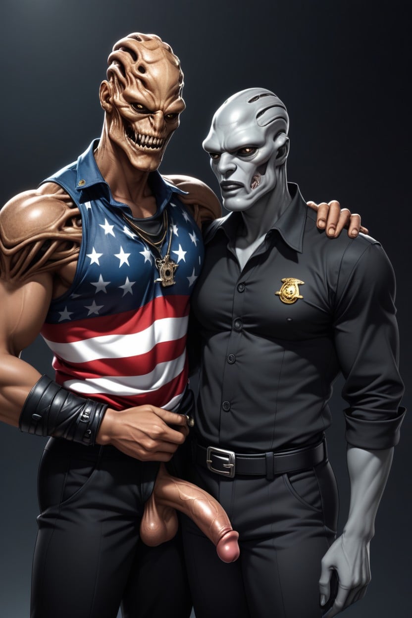 Alien Is Servant Of Man, Roger In Drag, Roger The Alien AI Gay Porn