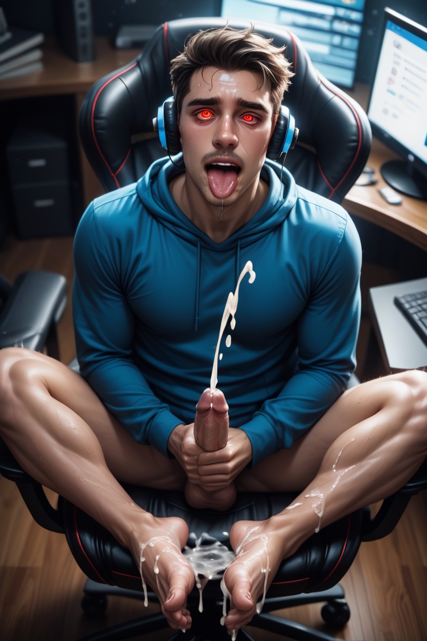 Hypnotized, Guy, Masturbation AI Gay Porn