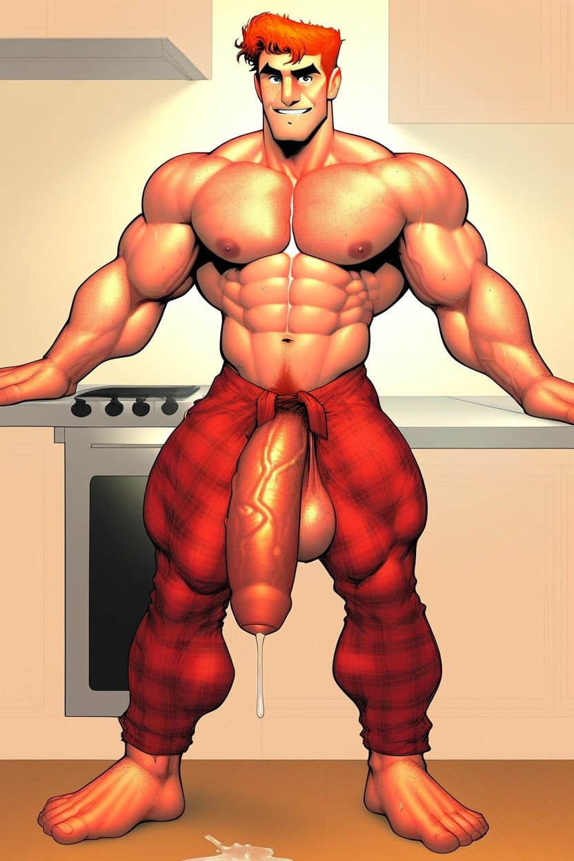 Sweaty, Veiny Cock, Forward AI Gay Porn