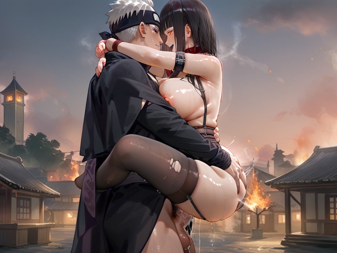 Two People, 25+, Naruto Hands Lifting Breasts Hentai AI Porn