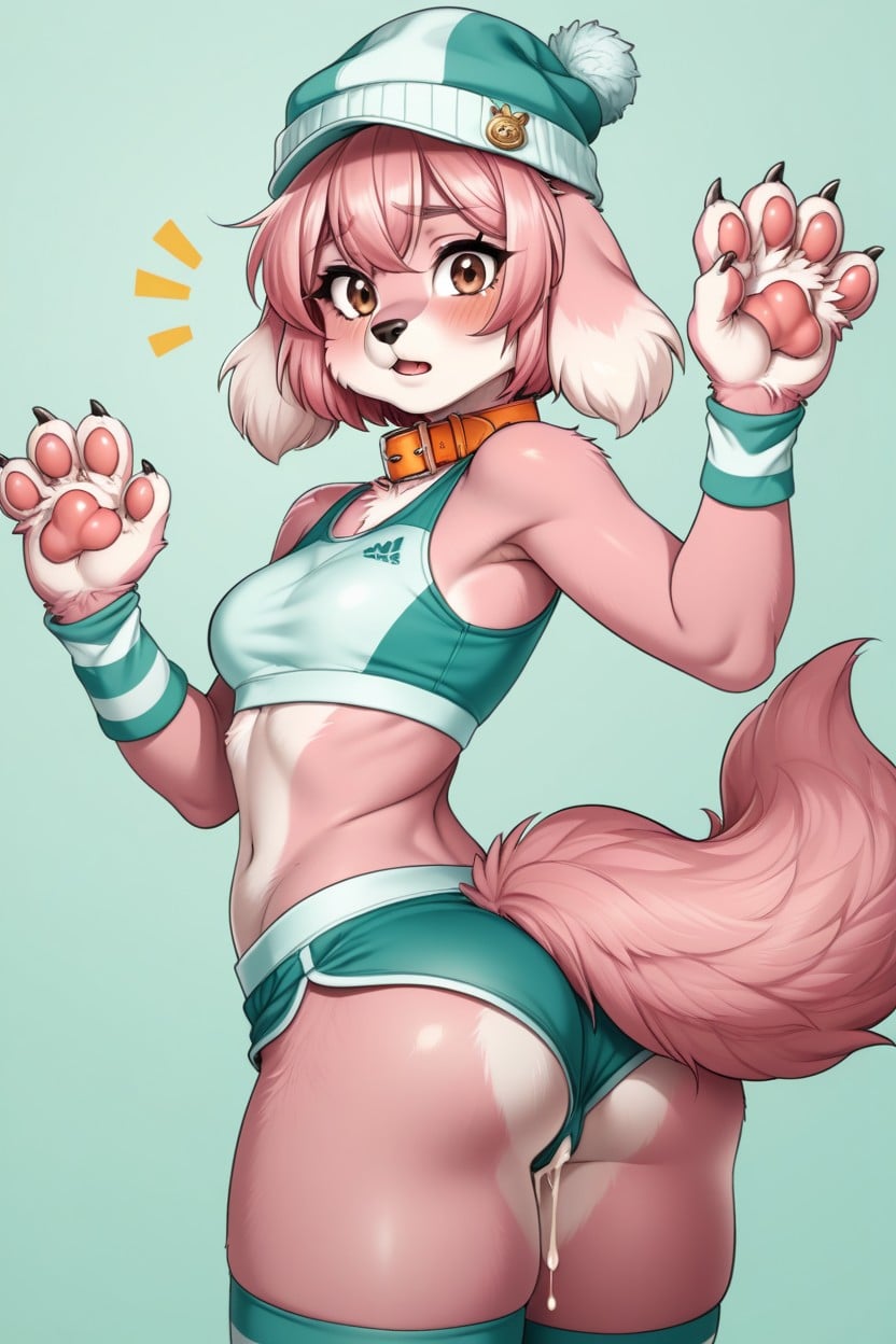 Shocked, Fluffy, Paws Furry AI Porn