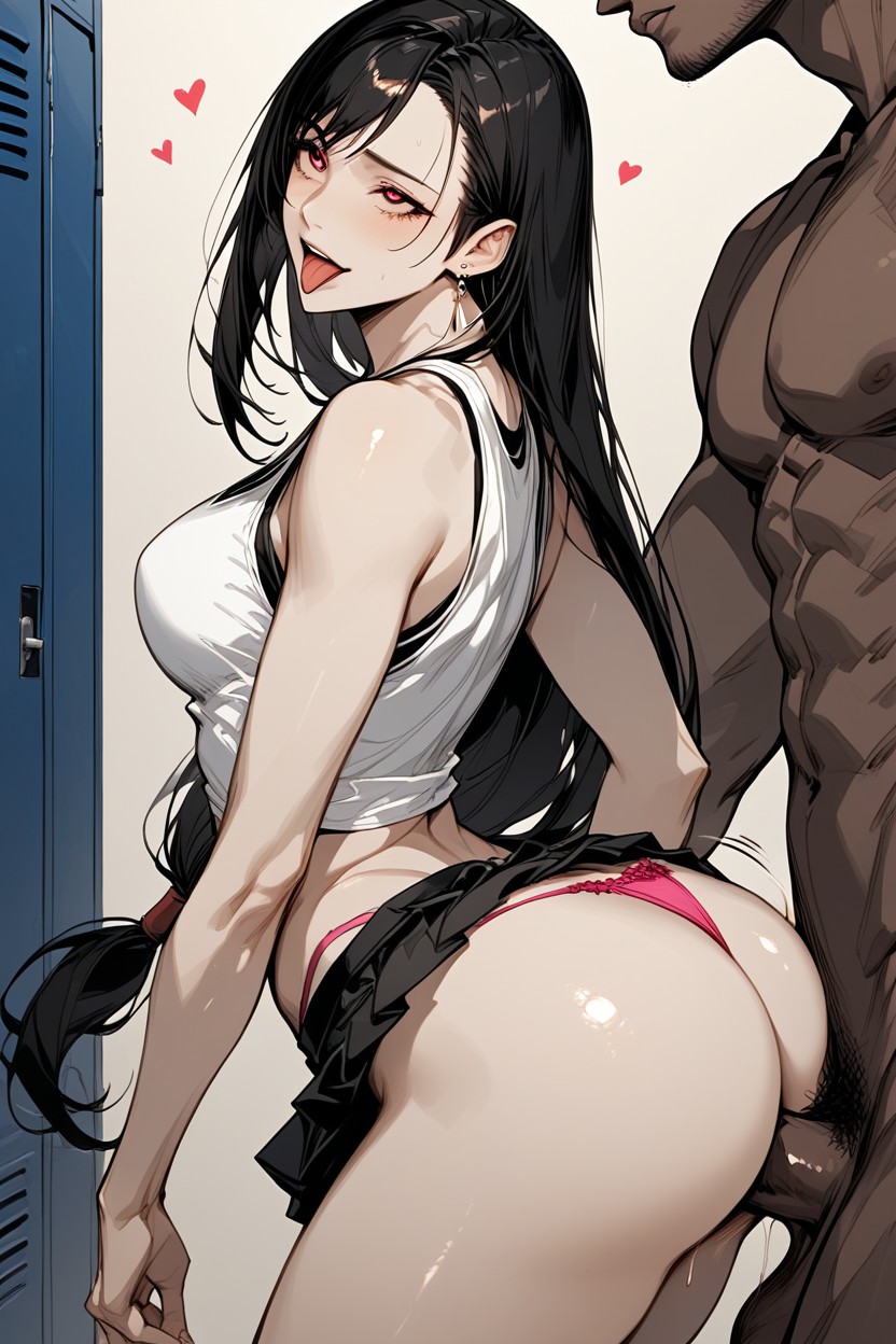 Full Color, Black Man Groping Ass, Bbl Hentai AI Porn