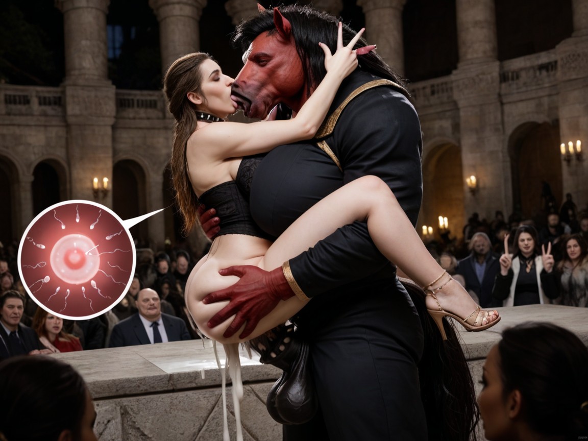 Cosplay, Ancient Greek Buildings, Evil Summoning Circle AI Porn