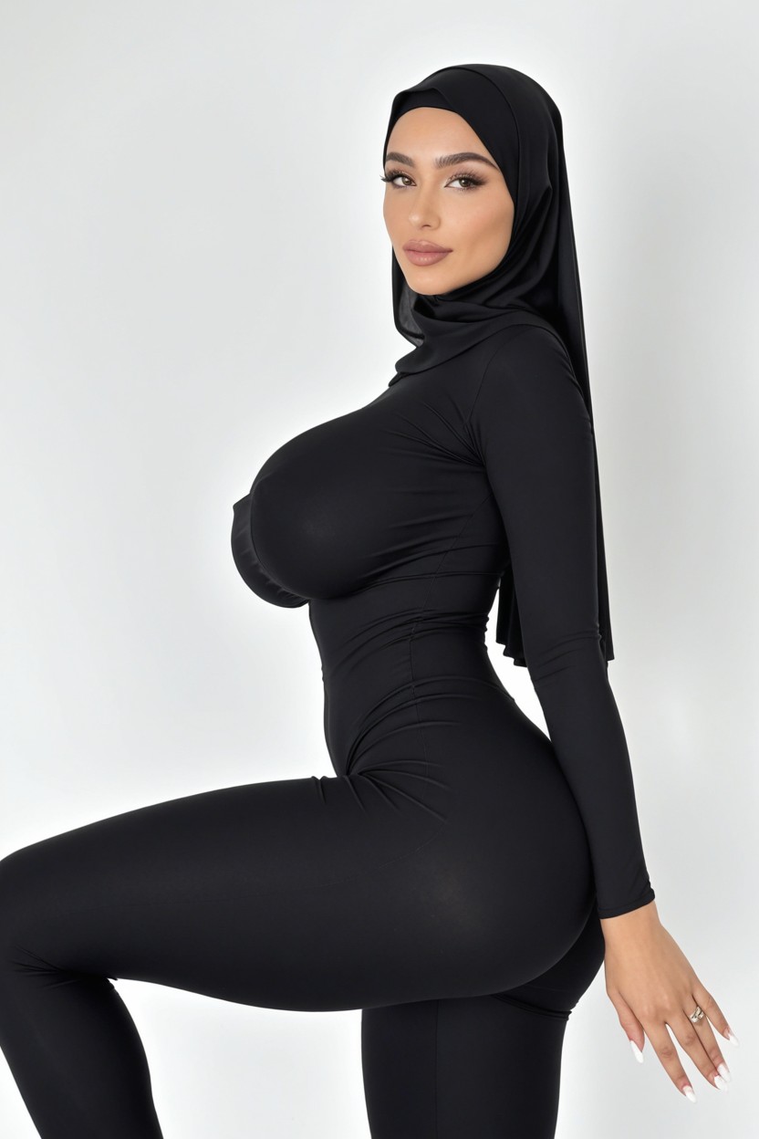 Beautiful Face, Showing Tits And Ass, Big Tits AI Porn